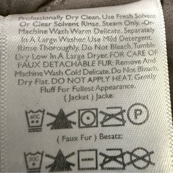 Eddie Bauer Parka Jacket Coat Weatheredge M Tall Brown Down Zip Hooded 650 Fill - Picture 11 of 14